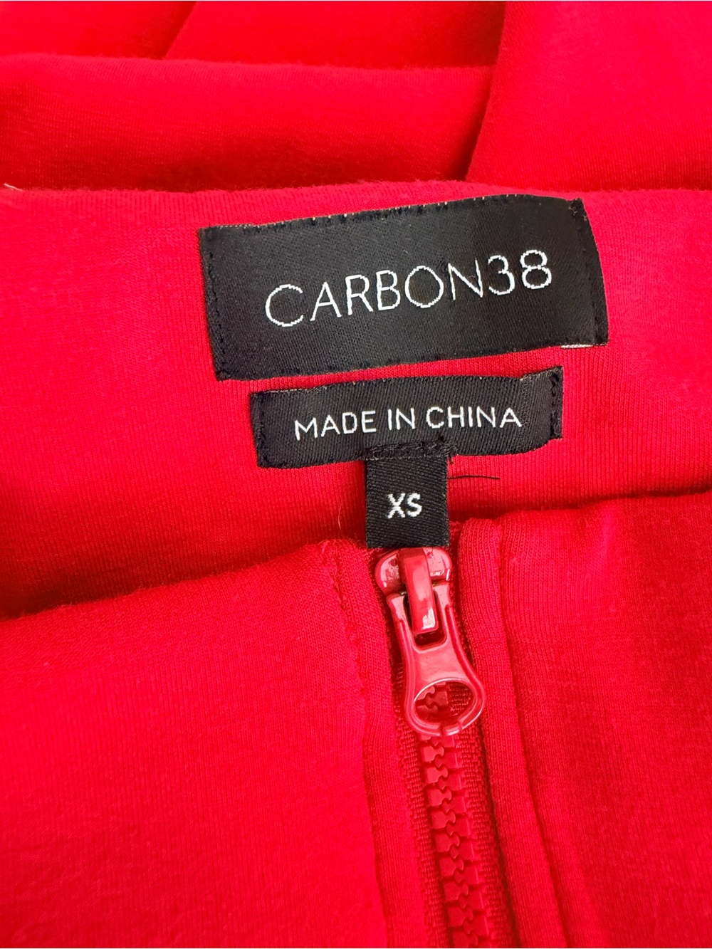Carbon38 Red Tomato Scuba Pleated-Hem Tennis Dress | XS - Picture 7 of 7